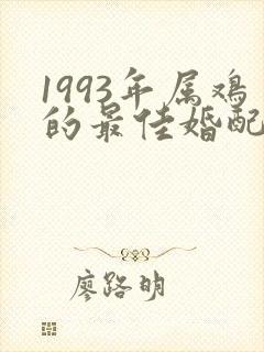 1993年属鸡的最佳婚配表