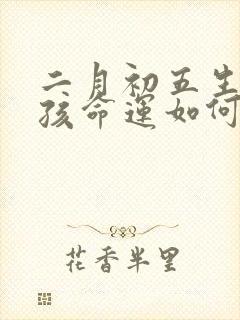 二月初五生的男孩命运如何封面