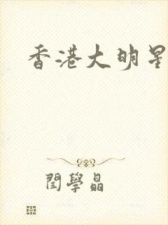 香港大明星封面