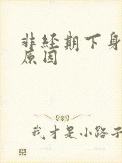 非经期下身出血原因