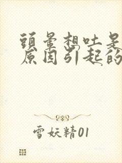 头晕想吐是什么原因引起的女性