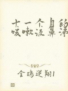 十一个月的宝宝咳嗽流鼻涕怎么办