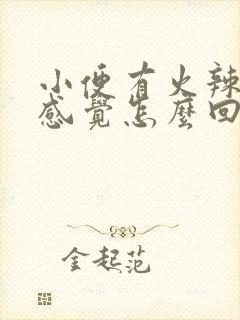 小便有火辣辣的感觉怎么回事