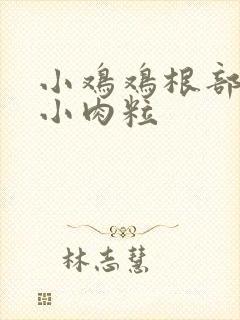 小鸡鸡根部有个小肉粒封面