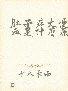 肚子疼大便稀出血是什么原因