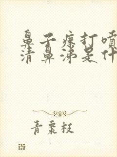 鼻子痒打喷嚏流清鼻涕是什么感冒