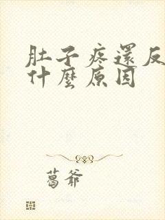 肚子疼还反胃是什么原因