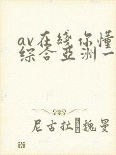 av在线你懂的综合亚洲一区