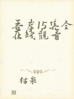 吾岸15集全集在线观看