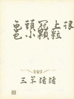 龟头冠上很多白色小颗粒