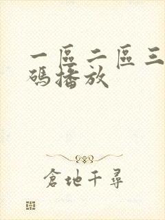 一区二区三区乱码播放封面