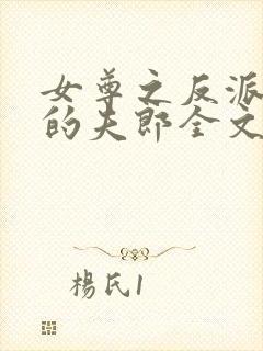 女尊之反派是我的夫郎全文