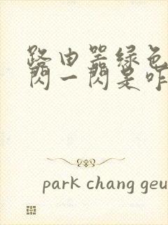 路由器绿色灯一闪一闪是咋回事封面