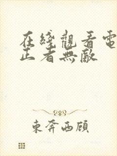 在线观看电视剧正者无敌