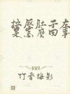 按压肚子左边疼是怎么回事