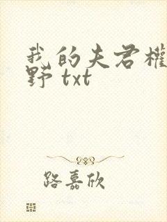 我的夫君权倾朝野 txt