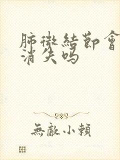 肺微结节会自己消失吗