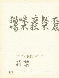 猫咪突然不吃不喝不拉不尿