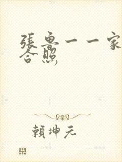 张鲁一一家三口合照封面