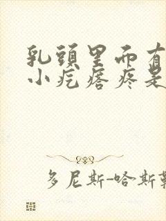 乳头里面有一个小疙瘩疼是怎么回事