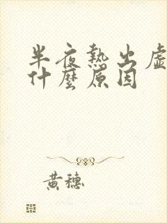 半夜热出虚汗是什么原因