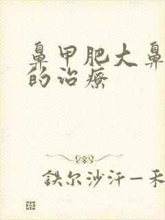 鼻甲肥大鼻窦炎的治疗