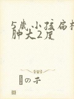 5岁小孩扁桃体肿大2度