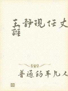 王静现任丈夫是谁