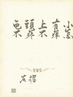 龟头上有小疙瘩不疼不痒怎么回事