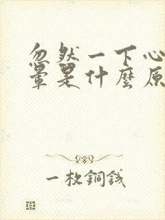 忽然一下心慌头晕是什么原因引起的封面