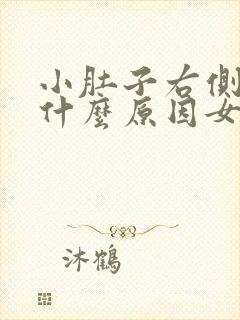 小肚子右侧疼痛什么原因女性