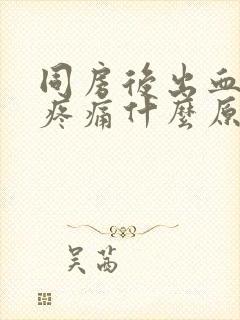 同房后出血腹部疼痛什么原因