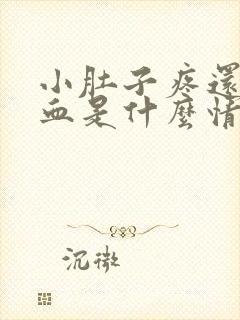 小肚子疼还伴有血是什么情况