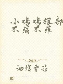 小鸡鸡根部疙瘩不痛不痒