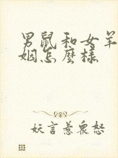 男鼠和女羊的婚姻怎么样