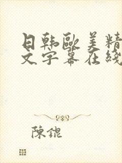 日韩欧美精品中文字幕在线