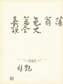 长篇色翁荡熄小说全文