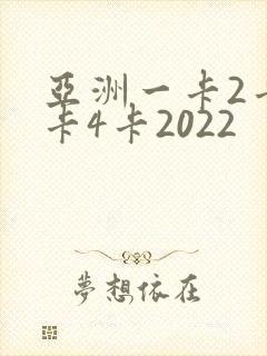 亚洲一卡2卡三卡4卡2022封面