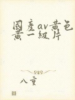 国产av黄色特黄一级片封面