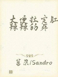 大便拉完肛门火辣辣的疼