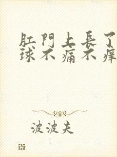 肛门上长了个肉球不痛不痒