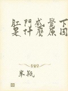 肛门感觉下坠感是什么原因引起的