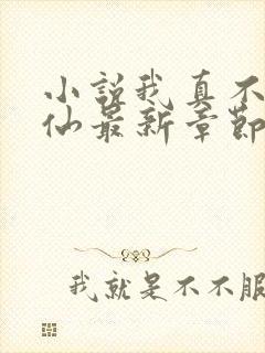 小说我真不会修仙最新章节