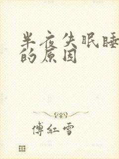 半夜失眠睡不着的原因