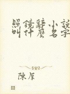 照镜辞小说原著叫什么名字