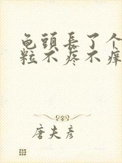 龟头长了个小肉粒不疼不痒