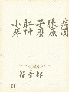 小肚子胀痛腰酸疼什么原因女性