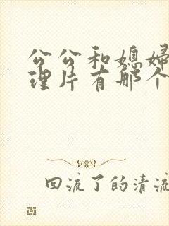 公公和媳妇儿伦理片有那个