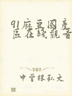 91麻豆国产专区在线观看