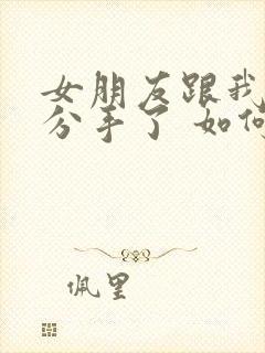 女朋友跟我提出分手了 如何挽回